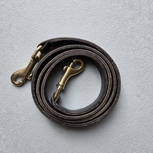 Coach Replacement Strap Black Brass 44" Vintage
